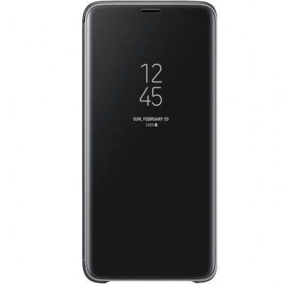 Husa Clear View Standing Cover Samsung Galaxy S9 Plus, Black
